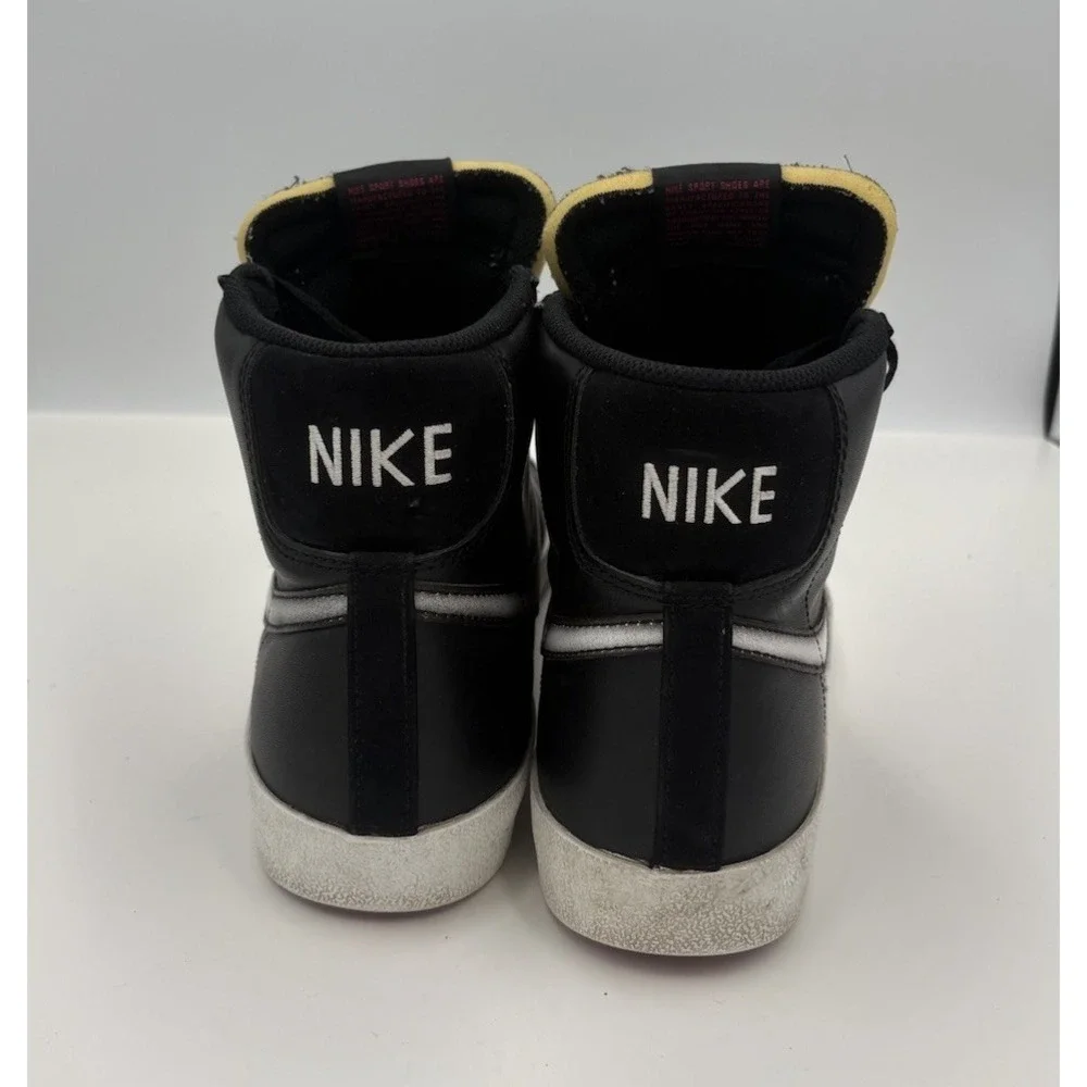Nike Mens‎ Blazer Mid '77 Sneakers Air Brush Black 9.5 FD6924-001 - Picture 3 of 9